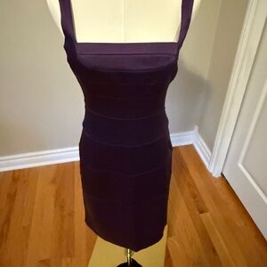 Jax Strapless Purple Dress